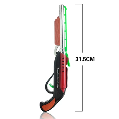 Новые стильные двойные пулевые ружье, пистолеты, Детские классические игрушки, пластиковые детские игрушки, подарок для игры на открытом воздухе, шутер, безопасность, 1 шт - Цвет: 1 Gun 315mm 300BB