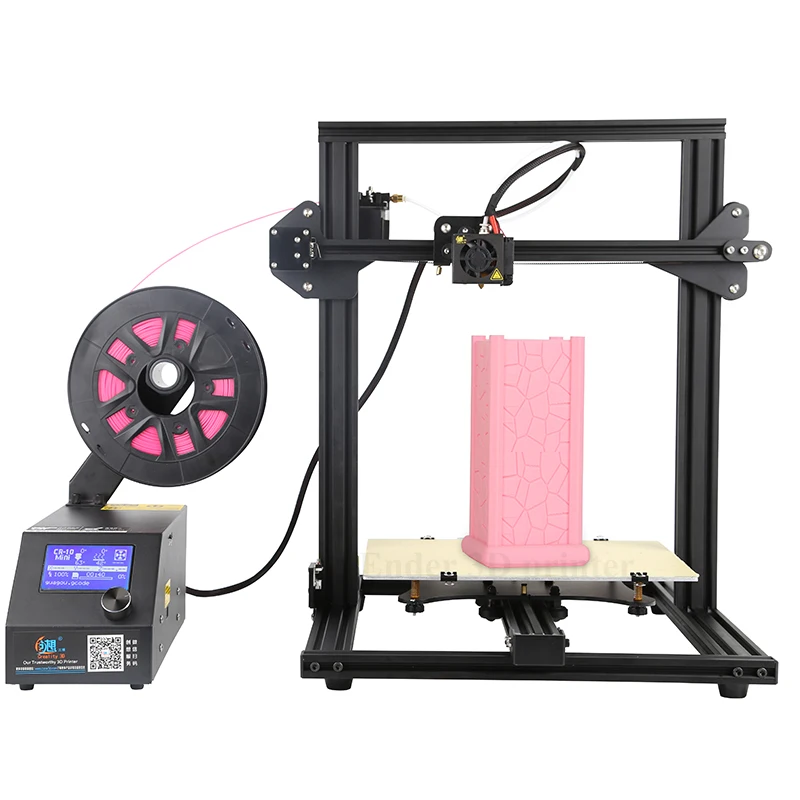 CR 10 мини 3D принтер DIY набор большой размер печати 300*220*300 мм продолжение и 200 г нити +