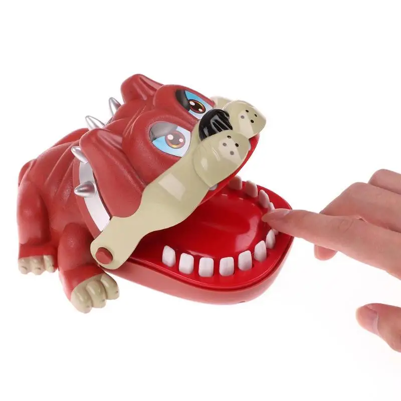 Puppy Biting Fingers Shar Pei Pets Plastic Dog Party Tricky Game Toys