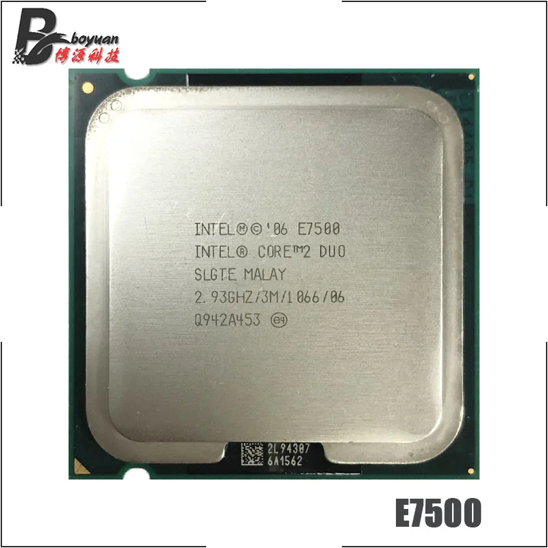 Двухъядерный процессор Intel Core 2 Duo E7500 9 ГГц 1066 L2 = 3M 65 Вт LGA 775 | Компьютеры и офис
