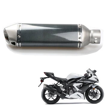 

36MM-51MM Universal Modified Escape Moto Exhaust Motorcycle Scooter Dirt Bike Muffler Pipe for triumph Suzuki Honda Yamaha BWM