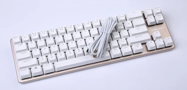 Magicforce смарт-68 клавиши без подсветки antighosting USB Механическая игровая клавиатура из алюминиевого сплава Outemu синий/черный/коричневый оси