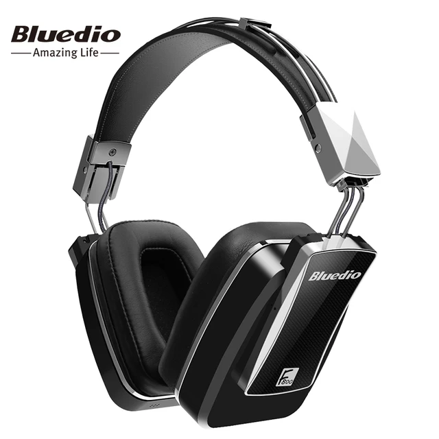 Bluedio F800 с Активным Шумоподавлением Беспроводные Bluetooth наушники с ANC процессом складные гарнитуры (чёрные)