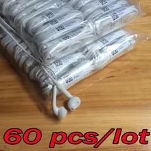 60 шт. спортивные наушники-вкладыши наушники гарнитура с микрофоном для Samsung Galaxy S6 S4 S5 S9 S8 S7 Примечание 8 7 5 J7/5 A5 Android