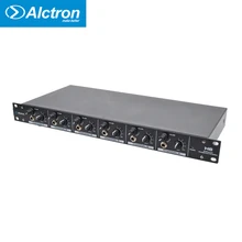 Alctron H6 Профессиональный высокой мощности 6 канал наушников предусилитель, усилитель для наушников