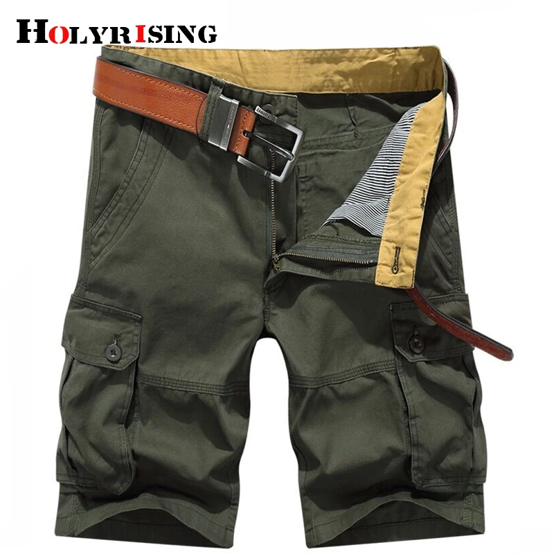 Holyrising, мужские шорты Карго, повседневные, летние, хлопок, Homme Bermuda Masculina, мужские, классные, летние, военные, камуфляжные, короткие штаны, 18778-5