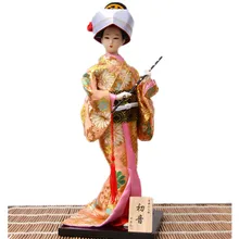 Artesanía hecha a mano encantadora, 30 cm, hermosa Geisha japonesa, muñecas, decoración del hogar, regalos creativos, decoración del hogar vintage