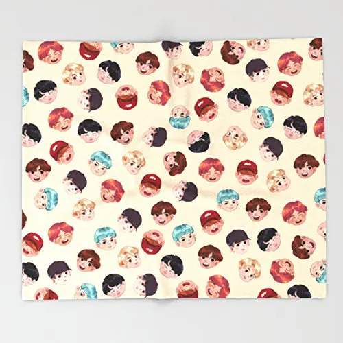 

Blanket Custom BTS Pattern Throw Blankets Fleece Blanket Sofa/Bed/Plane Travel Plaids Bedding Towel