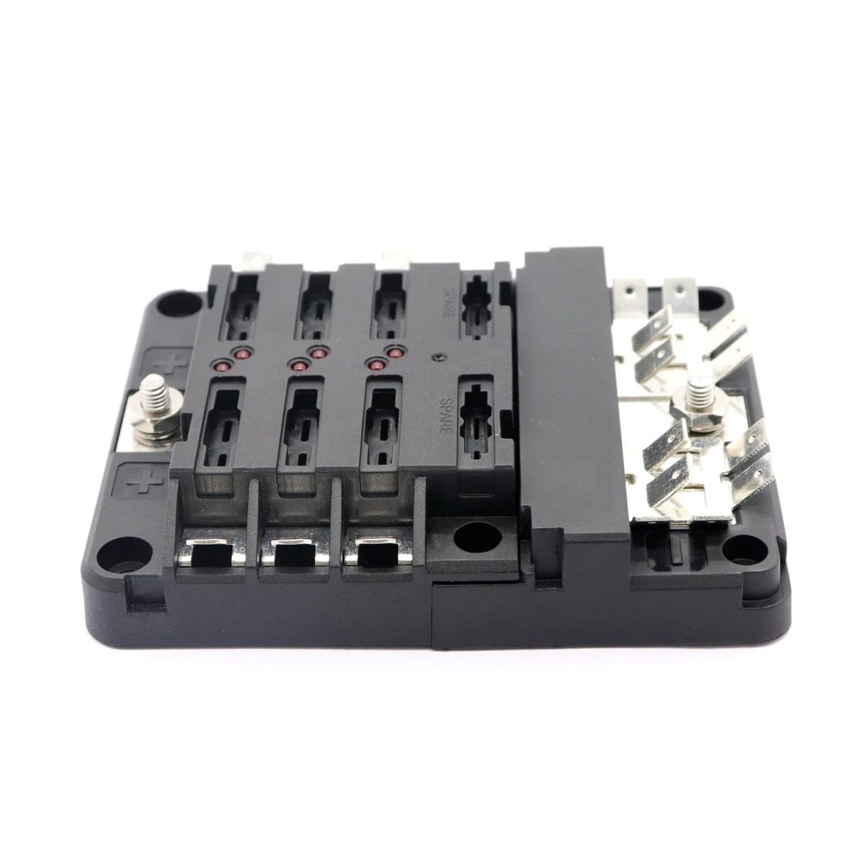 Universal Car Blade Fuse Block 6 Circuits Ground Negative Cover ABS Plastic For Bus Bar Cover Boat Marine Car Accessory Tool-in Fuses from Automobiles ...