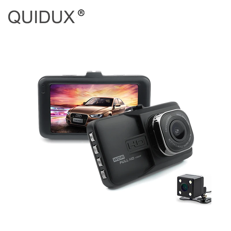 QUIDUX Câmera Traço dvr Carro Full HD 1080 p Camcorder Veículo Gravador