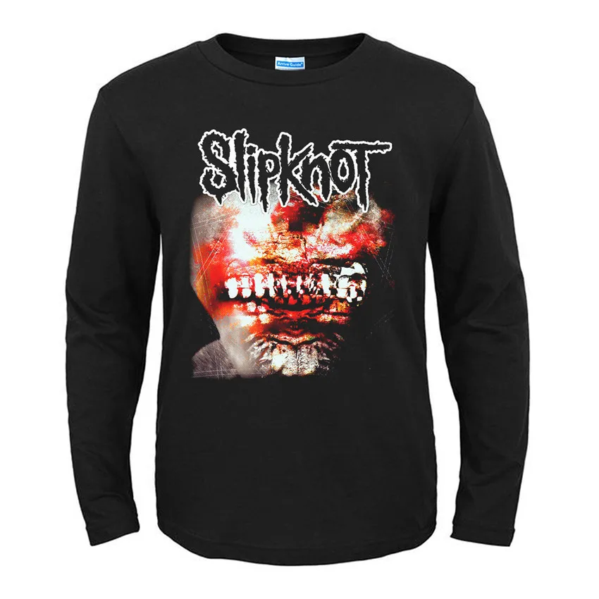 31 конструкции Америке группы Slipknot рок черный футболка бренд полный рубашка с длинным рукавом тяжелых металлов хлопка camiseta панк-рокер уличная - Цвет: 28