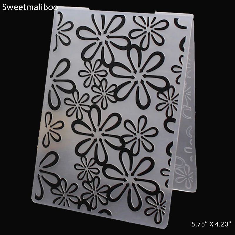 EF-0046 Spring flower embossing 0