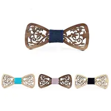 Свадебная бабочка деревянная бабочка резные мужские галстуки