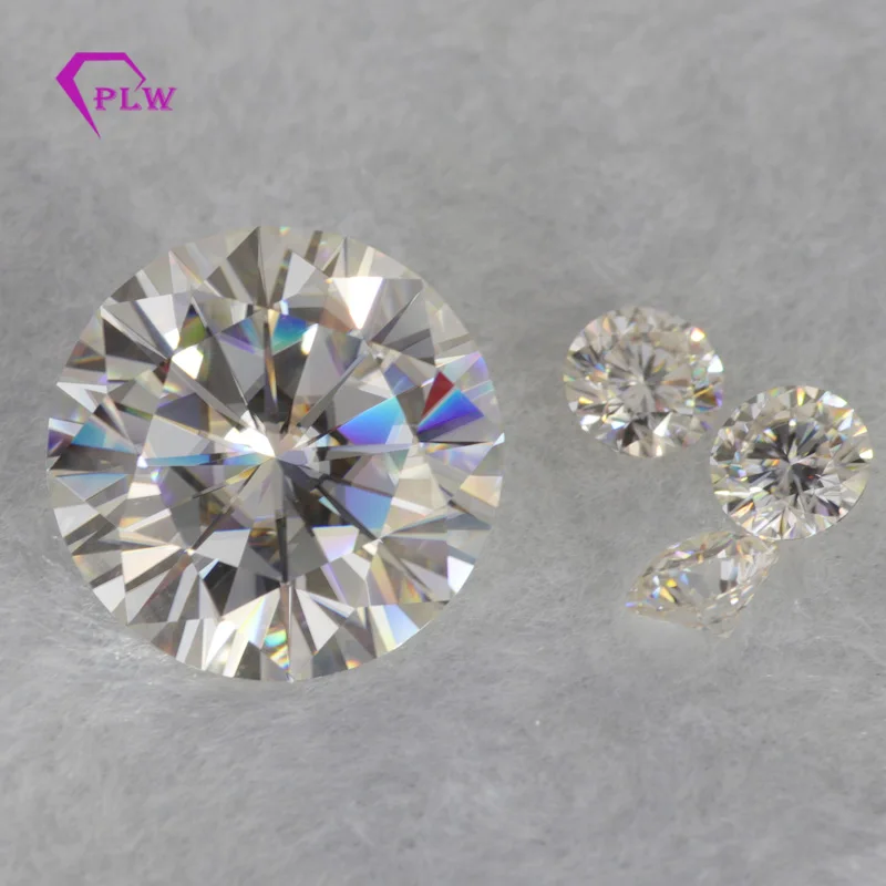 

8mm 2carat IJ color big sale round brilliant cut Provence jewelry loose moissanite test positive gemstones for jewelry making