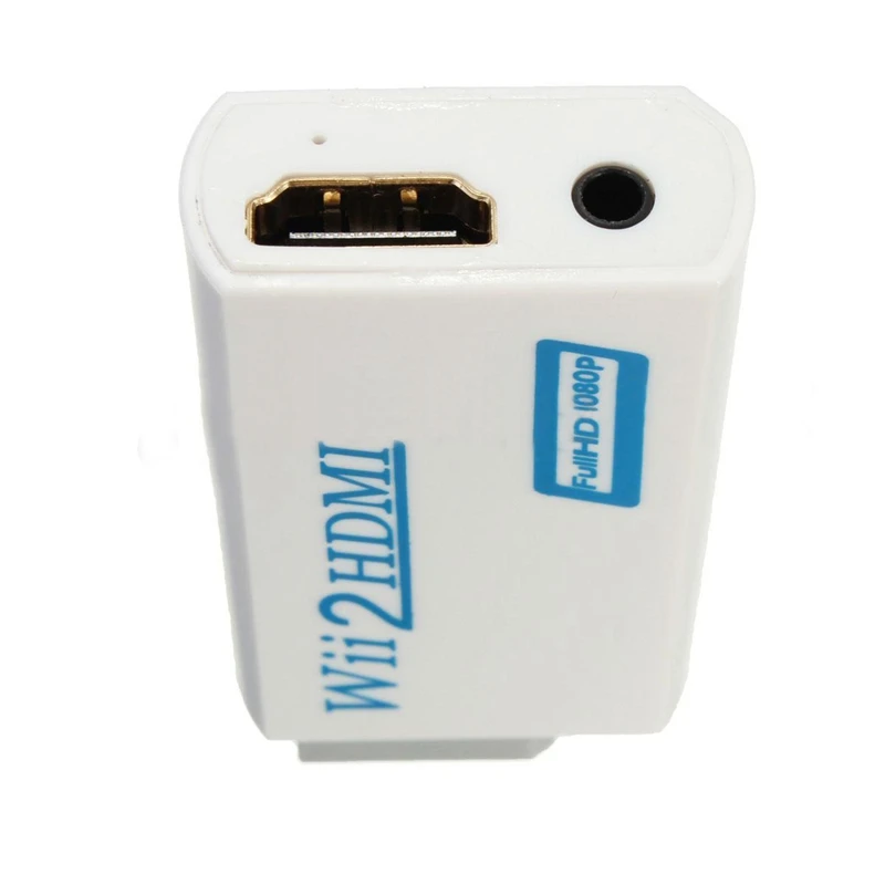  A Hdmi Wii2HDMI Full Hd Fhd 1080P Dell'adattatore Del Convertitore Audio Uscita di 3.5 Mm Martinett