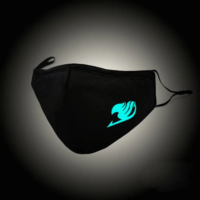 Светящаяся маска для рта Fairy Tail(Guild) Xiling Empire косплей маска для лица против пыли PM2.5 фильтр зимний заглушенный респиратор HXF