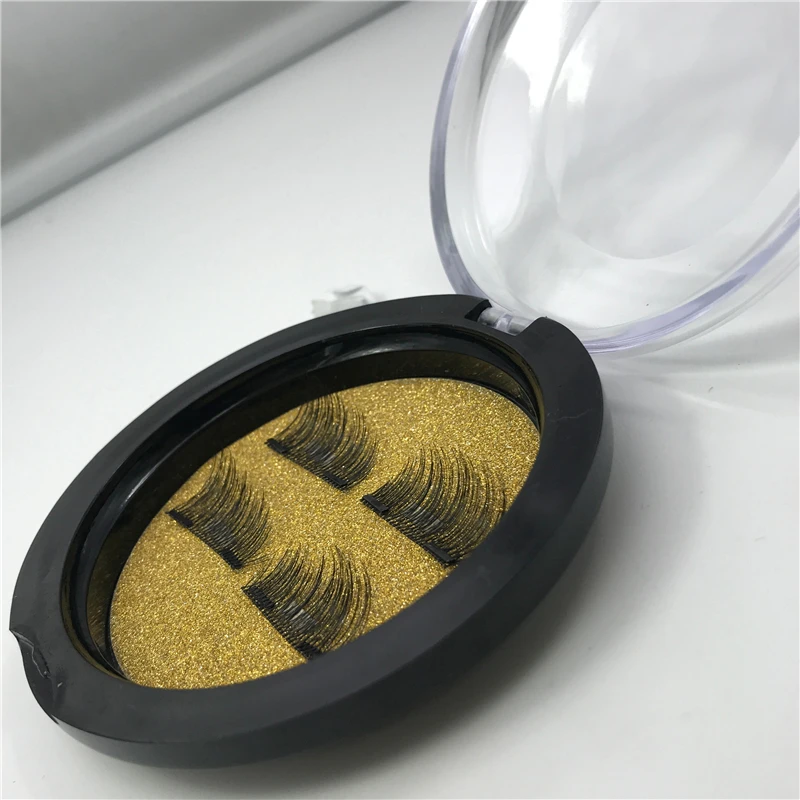

1 Pairs 100% Real Fake Synthetic Eyelashes 3D Natural False Eyelashes 3D Lashes Soft Eyelash Extension Single Magnetic Eyelashes