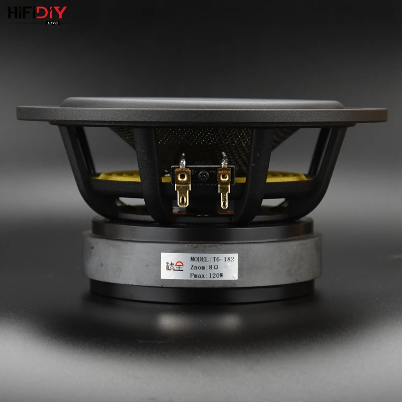 HIFIDIY живое аудио 7 1 дюйма 6 5 &quotнизкочастотный динамик 8OHM 120 Вт литой алюминиевый