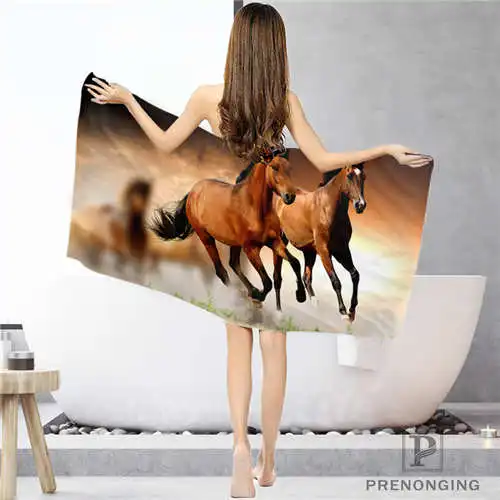 На заказ horse_running(1) тряпка для ванной комнаты полотенце s полотенце для лица/банное полотенце для душа s Размер 33x74 см/72x143 см#18-12-17-06-257