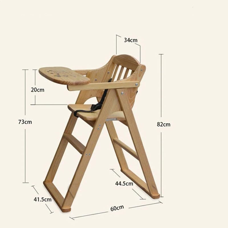 Однослойное деревянное детское кресло, переносное детское сиденье, складное детское сиденье, переносное детское сиденье, стульчики для кормления