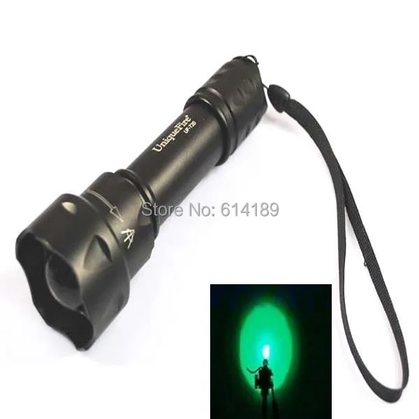 UniqueFire UF T20 CREE Q5 зеленый свет 3 Mode LED Масштабирование фонарик (1x18650)|q5 flashlight|q5 batteryq5