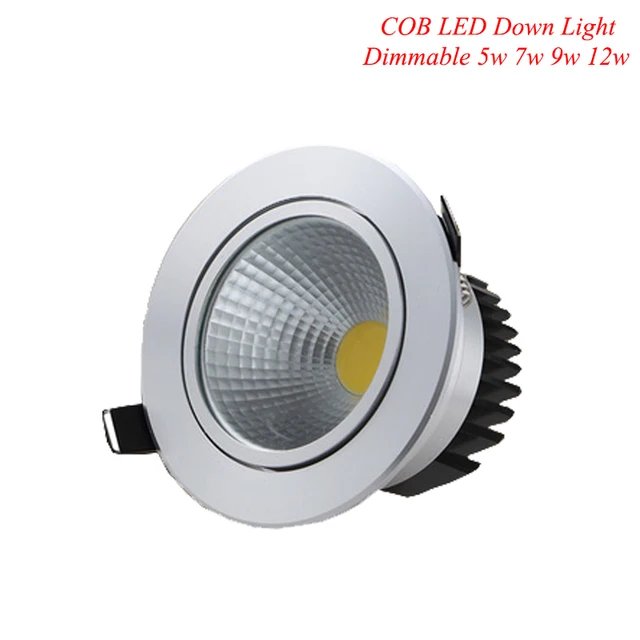 Us 9 5 Super Bright Dimmable Led Down Light Cob Ceiling Spot 6w9w 12w 15w Recessed Lights Warm Cool White Indoor Lighting In Us 9 5 Super Bright Dimmable Led Down Light Cob Ceiling Spot 6w9w 12w 15w Recessed Lights Warm Cool White Indoor Lighting In