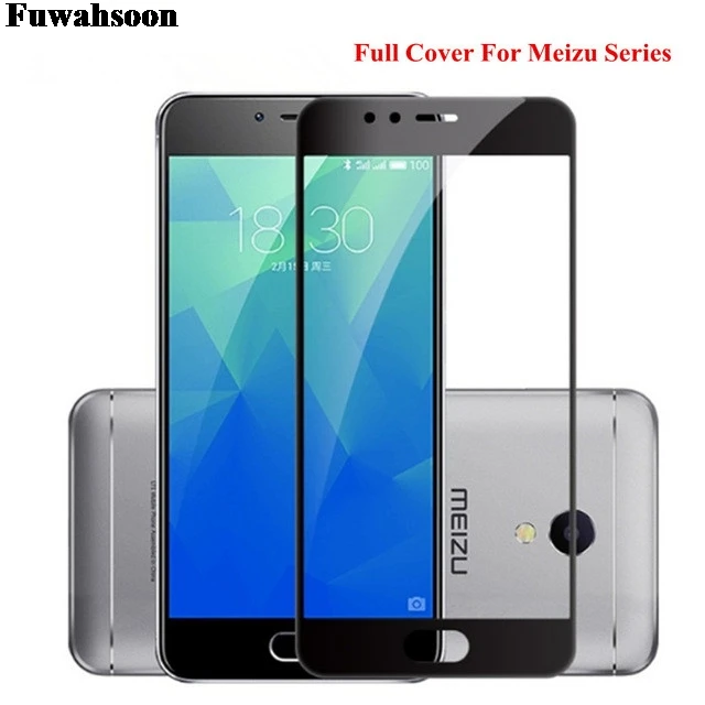 Full Cover Tempered Glass For M6 Note M5 M5S M5C Screen Protector for M3 M3S mini MX6 U20 U10 Protective Film | Мобильные телефоны