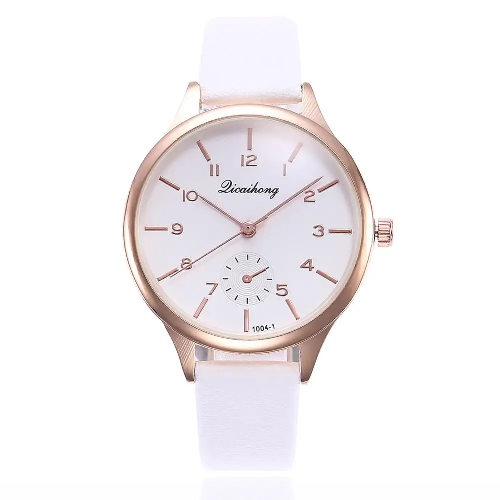 Модные кварцевые наручные часы с цифрами из искусственной кожи для женщин, свежий цвет, клубный декор, часы horloges vrouwen