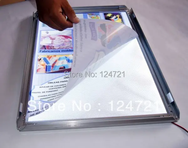 18'x24' размер Led подсветка для фотографий вверх рамка доска с плакатом, оснастки рамки рекламы наружный световой короб