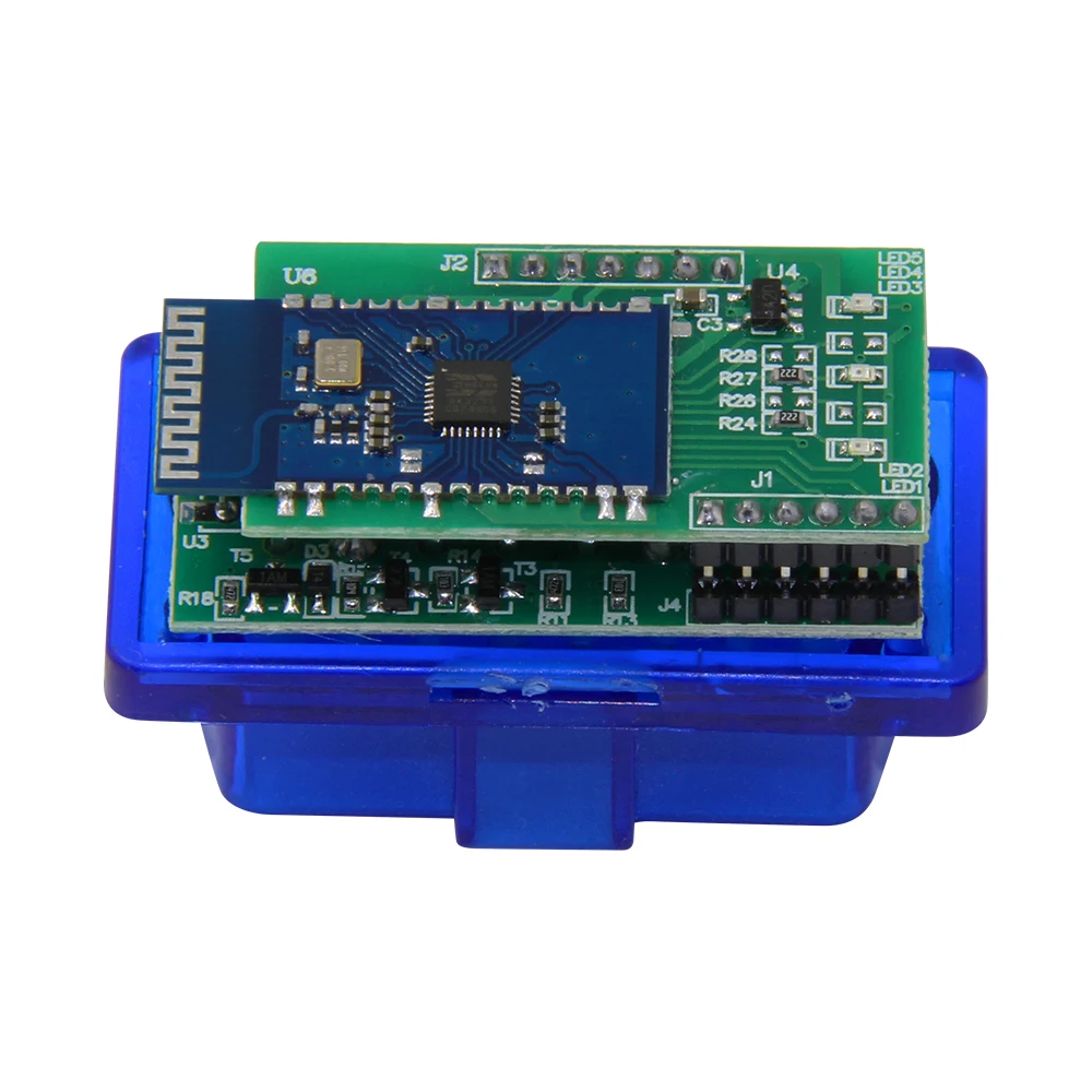 10 шт. ELM327 V1.5 PIC18F25K80 OBD2 Bluetooth сканер odb2 ELM 327 V1.5 OBD 2 OBD2 автомобильный диагностический сканер авто инструмент считыватель кода