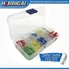 Kit de diodos emisores de luz, surtido en caja, Led de 3MM, 5MM, colores mezclados, rojo, verde, amarillo, azul y blanco, 200 Uds. ► Foto 1/2