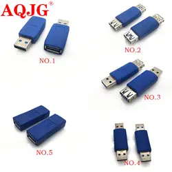 USB Женский адаптер расширения конвертер USB 3,0 из AF в AF разъем Вилки Usb 3,0 штекерным мужской
