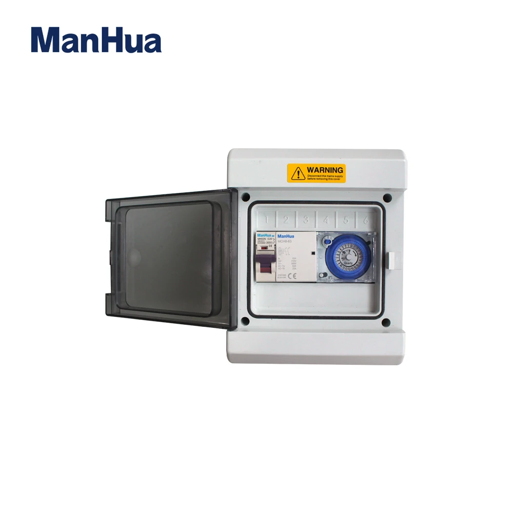

ManHua Mechanical Control Encosure Single Phase 63A MT181H1CB-63 Time Control Box