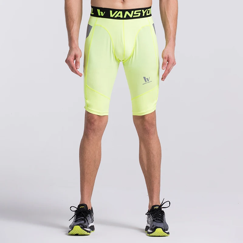 Mens compression shorts sports gym fitness bodybuilding exercise