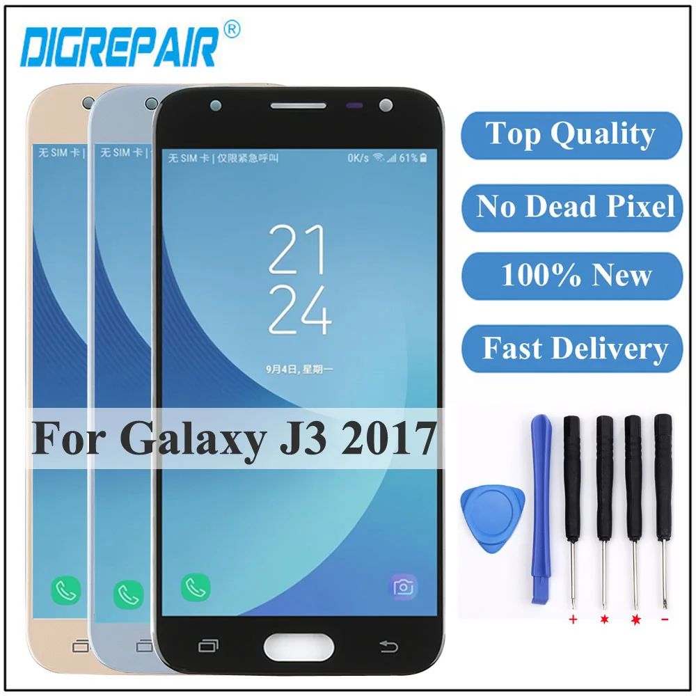 

J330 lcd For Samsung J3 2017 Display For Samsung Galaxy J3 2017 J330 LCD Touch Screen Digitizer For Samsung j3 2017 Screen