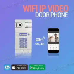 Беспроводной Wi-Fi ip-видео домофон Камера Дверные звонки смартфон Дистанционное управление IP Smart Дверные звонки через iso Andrio системы Планшеты