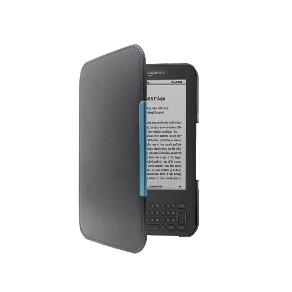 Couro do Plutônio para Kindle 3rd Modelo D00901 Magnético Closured Capa Kindle 3rd Gen Ereader Ebook Capa Case de - Imagem 4