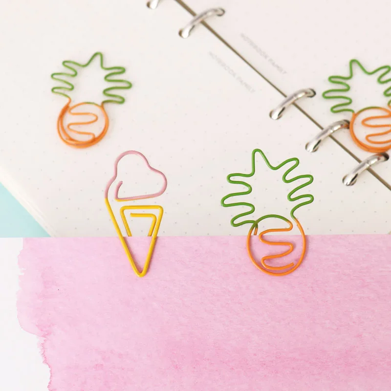 Cherry Paper Clip 5 Clips Planner Accessory Fruit Paper Clip