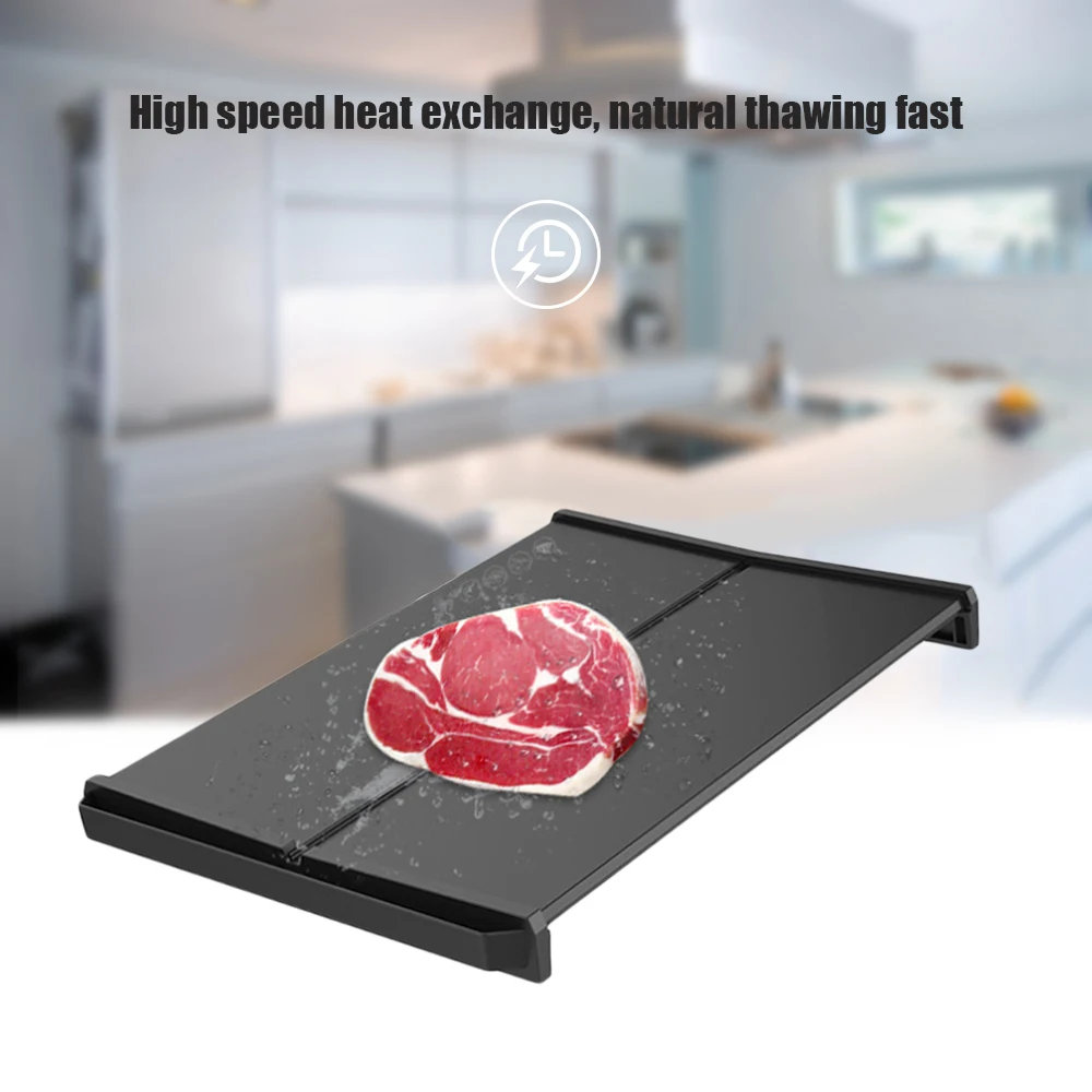 Frozen Fast Defrosting Tray Thaw Rapid Heating Tray Freezing Meat Food defroster ontdooi microwave fish board kitchen tools