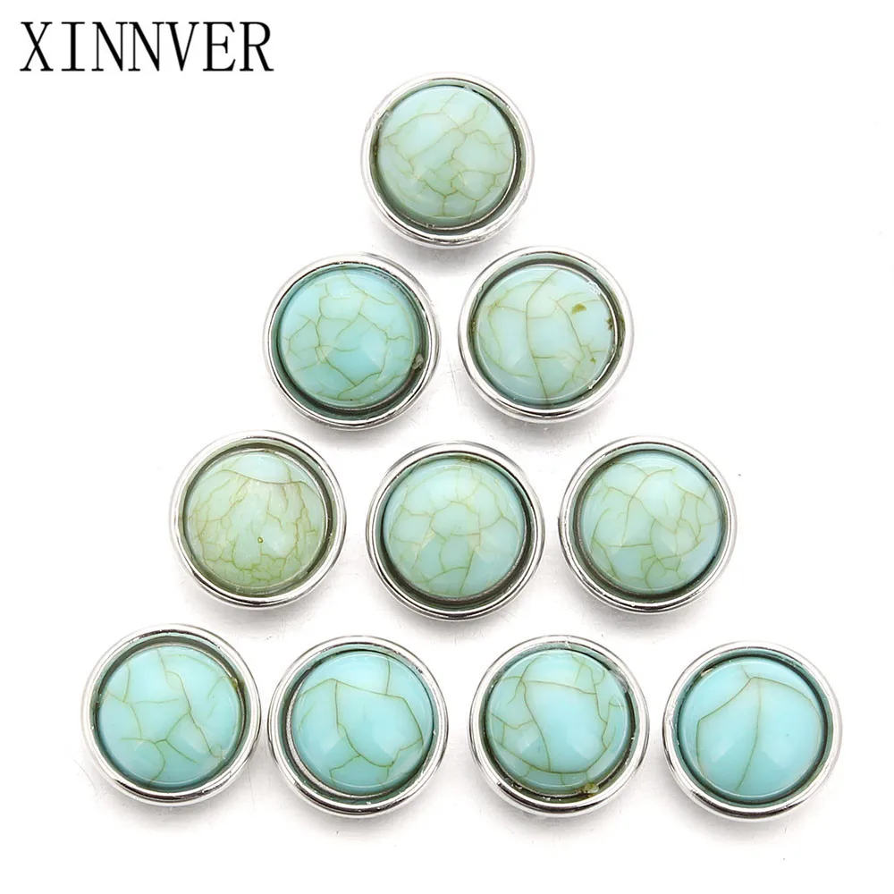 

10pcs/lot Snap Jewelry DIY 12MM Snap Buttons With Zinc Alloy Bottom for Snaps Bracelets fit Xinner snap Jewelry