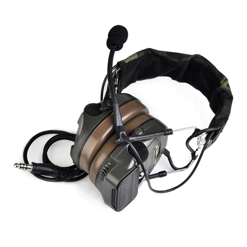 

Z-TAC Tactical Comtac I Style Headset OD Radio Military Hunting Headsets