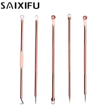 5 шт. средство для устранения черных точек удалитель акне прыщи лечение иглы удаление иглы прыщи уход за кожей лица инструмент для ухода за кожей QT24