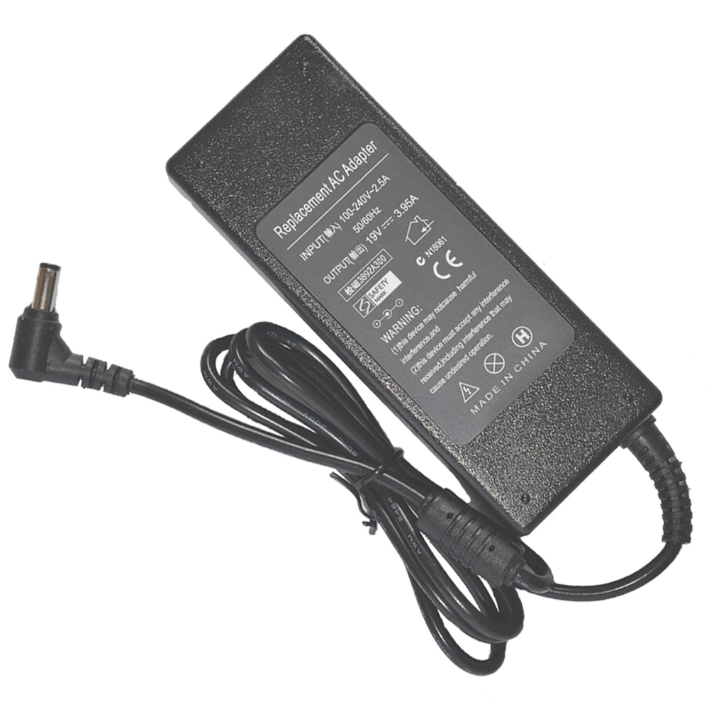JIGU 19V 3.95A 5 5*2 мм 75 Вт Замена для Toshiba satellite c670 16k a300 14t c870 c7w ноутбук AC зарядное