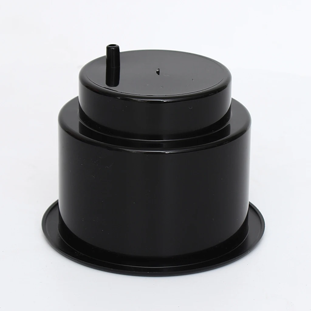 Black Side Hole Recessed Cup Drink Holder for Marine Boat Car RV