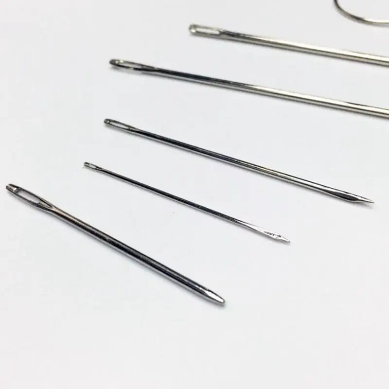 7pcs/pack Handy Needle Sail Needle Curved Straight Needle for Sewing  Leather Furs Carpet Heavy Clothes Canvas Sewing Tools DIY