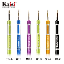Kaisi прецизионная Магнитная отвертка многофункциональные ремонтные инструменты для iPhone 6 7 8 Phillips Torx Hex y-тип Pozidriv K-8117