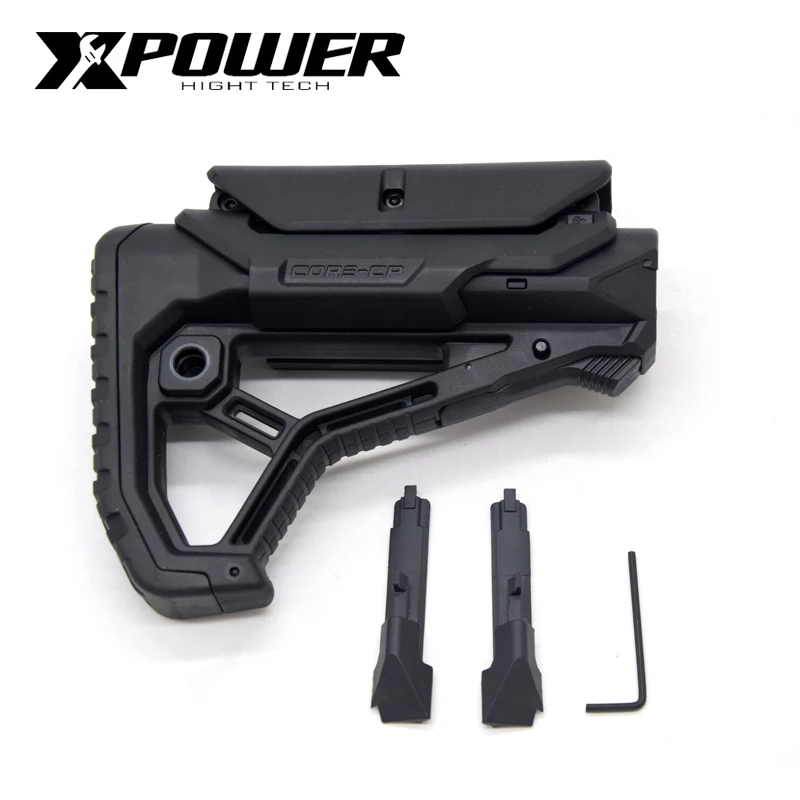 

XPOWER FAB Stock GL-CORE Style For Gel Blaster Paintball Airsoft Accessories AEG Gen9 Gearbox Receiver Hunting