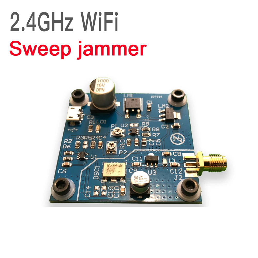 2 4 ГГц WiFi пометка jammer Shield 4G макетная плата расстояние 5 ~ 10 метров | Электроника