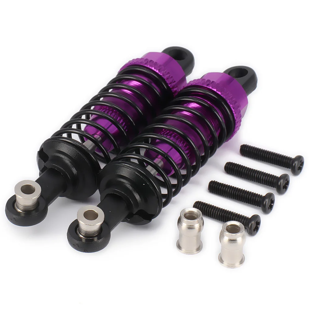 

RCAWD 2pcs 65mm Alloy Shock Absorber Damper Aluminum For Rc Hobby Model Car 1/18 Wltoys a959 a969 a979 k929 Upgraded Parts