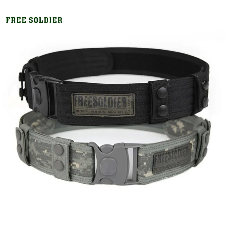 

FREE SOLDIER Outdoor Sport Tactical Molle Belt Teflon Waist Belt For Me Belt Accessories For Camping Hiking n